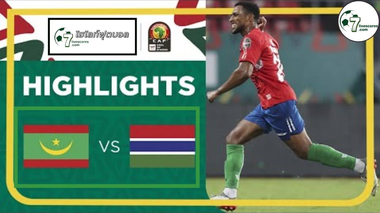 Highlight AFCON 2021 Mauritania - Gambia 12-01-2022
