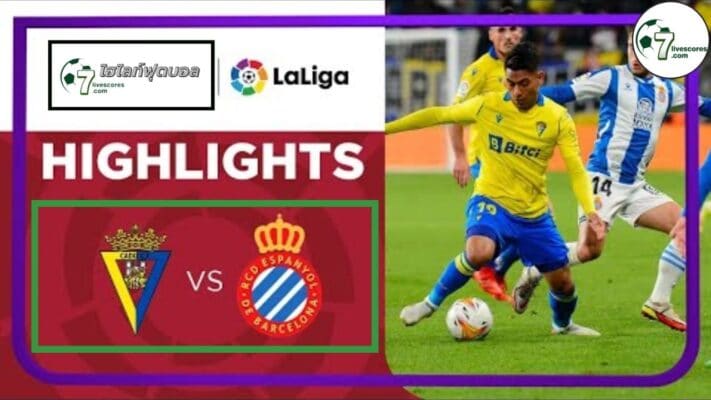 Highlight Spanish La Liga Cadiz - Espanyol 18-01-2022