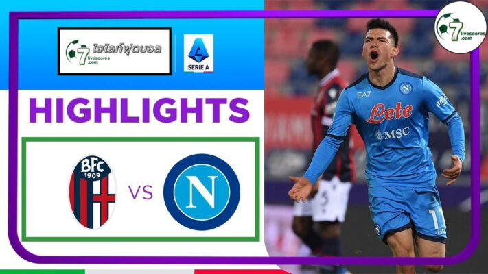 Highlights Italian Serie A Bologna - Napoli 17-01-2022