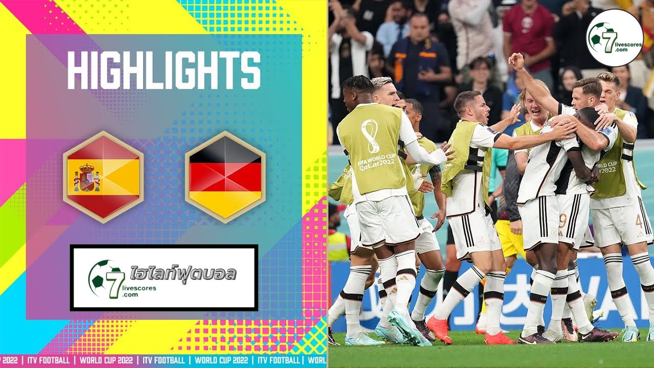 Highlights FIFA World Cup 2022 Spain - Germany 27-11-2022